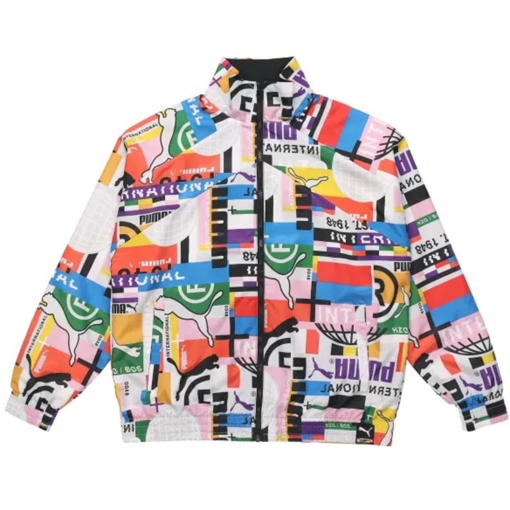 NWT Puma International Lab Track Jacket Multicolor | XS - Picture 7 of 10